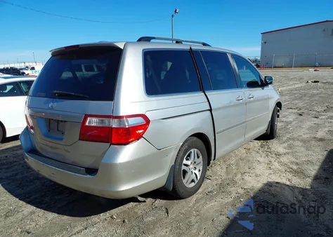 2007 Honda Odyssey Ex-L из США, поврежденный, VIN 5FNRL38727B415866
